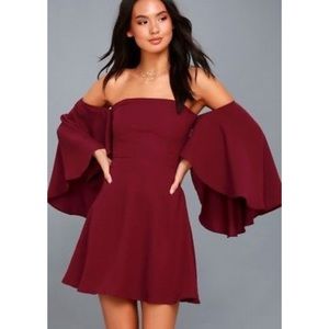 LuLus Off The Shoulder Dress